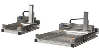 Настольные фрезерные станки с ЧПУ BZT серия PF